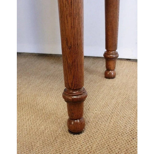 Small Tiered Child's Desk in Solid Oak, Late 19th Century For Sale - Image 15 of 18
