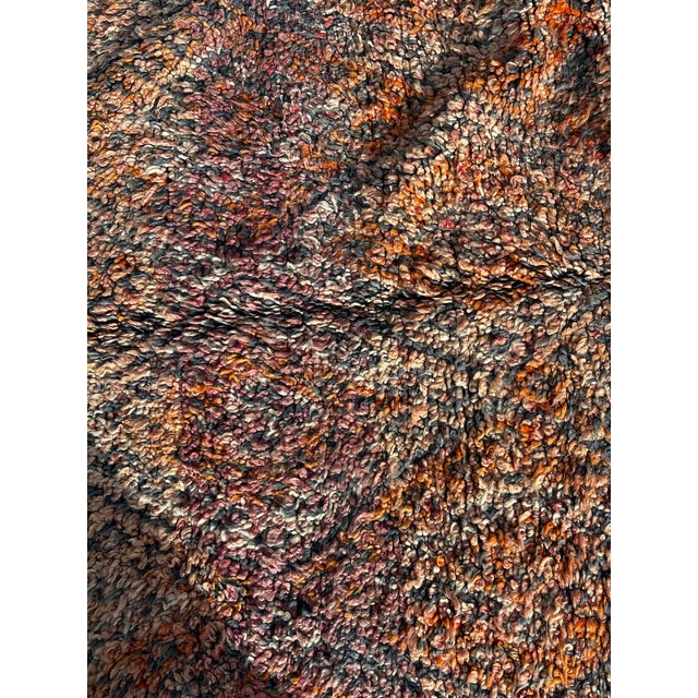Bauhaus Vintage Moroccan Boujad Rug in Wool, 1990 For Sale - Image 3 of 10