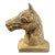 Vintage Brass Horse Head Bust Paperweight - Sculpture For Sale