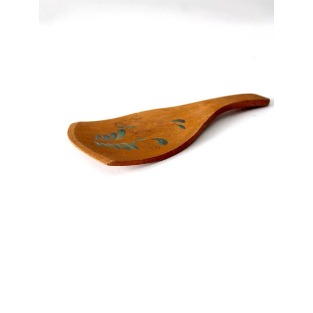 Wood Antique Primitive Butter Spatula For Sale - Image 7 of 9