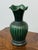 Green Antique Replica Green Ribbed Pottery Vase For Sale - Image 8 of 12