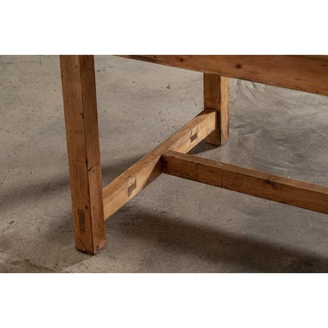 English Farmhouse Table, 1940s For Sale - Image 12 of 16