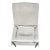 Cb2 Chrome and Lucite Side Chair For Sale