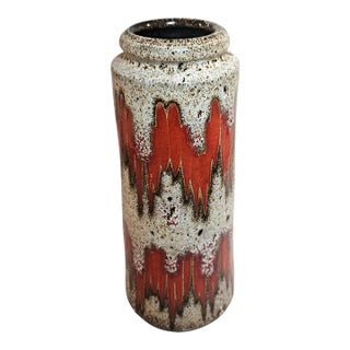 1960s MCM "Fat Lava" Vase by Scheurich Keramik For Sale