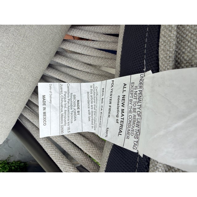 2020s Brown Jordan H Loveseat & Chair Set For Sale - Image 5 of 12