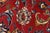 Mashad Rug 9’9” X 13’1” Red Wool Vintage Traditional Hand-Knotted Carpet For Sale - Image 11 of 15