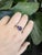 This stunning ring features a 2.67-carat pear-shaped Zambian amethyst, measuring 12x8mm, set in 14k gold (2.48g). Accented...