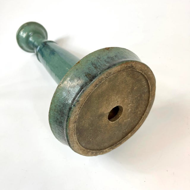 19th Century Chinese Ceramic Oil Lamp For Sale In San Francisco - Image 6 of 8