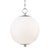 Transitional Hudson Valley Lighting Mark D. Sikes Sphere No.1 1-Light Large Pendant, Polished Nickel For Sale - Image 3 of 3