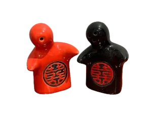 Hugging Salt & Pepper Shakers - A Pair