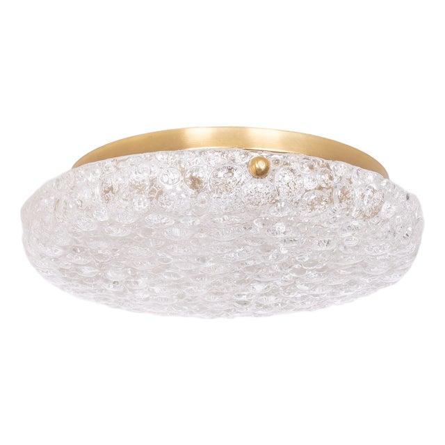 Murano Bubble Glass Flush Mount from Hillebrand Lighting, Germany,1970s For Sale