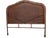 Wood 1980s Cottage Wicker Full Size Headboard Almond For Sale - Image 7 of 7
