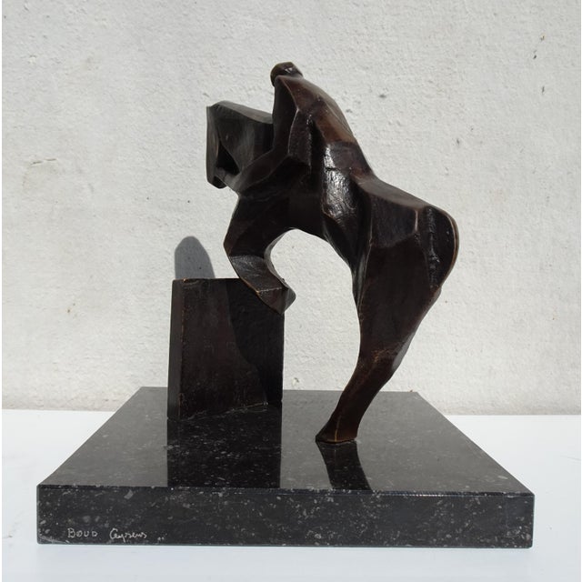 Boud Ceysens, Jumping Horse, 1980s, Bronze & Marble For Sale - Image 10 of 15