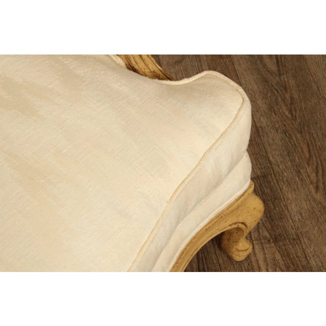 Wood Baker Furniture French Louis XV Style Fauteuil Armchair For Sale - Image 7 of 12