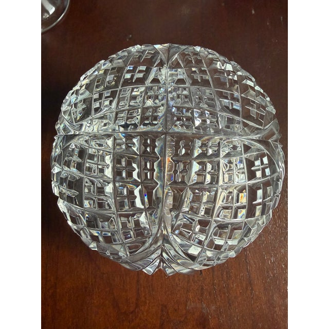 Glass Baccarat Extremely Rare Limited Edition Flaubert Ink Well # 242 of 300 Made. Like New Condition. For Sale - Image 7 of 11