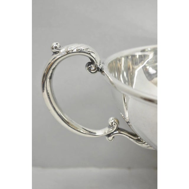 Mid 20th Century Vintage Rs Co Sheffield Silver Plated Trophy Cup Pedestal Compote Fruit Bowl For Sale - Image 5 of 13
