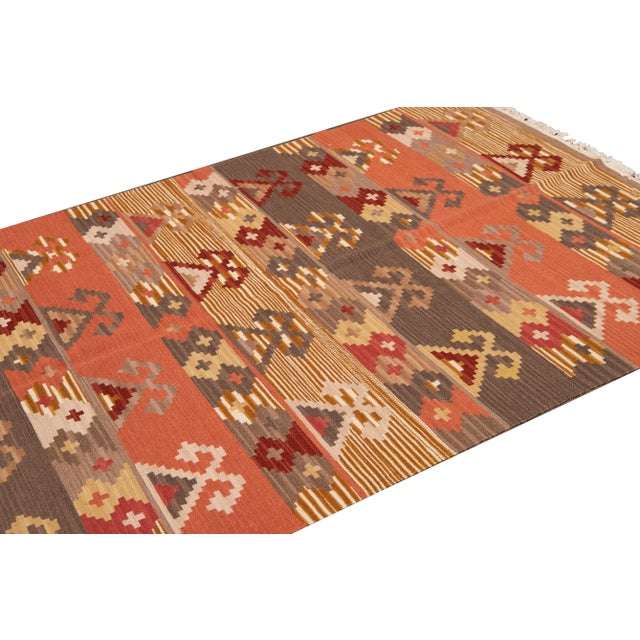 21st Century Modern Kilim Rug 4 '9'' X 6' 8'' For Sale - Image 11 of 13