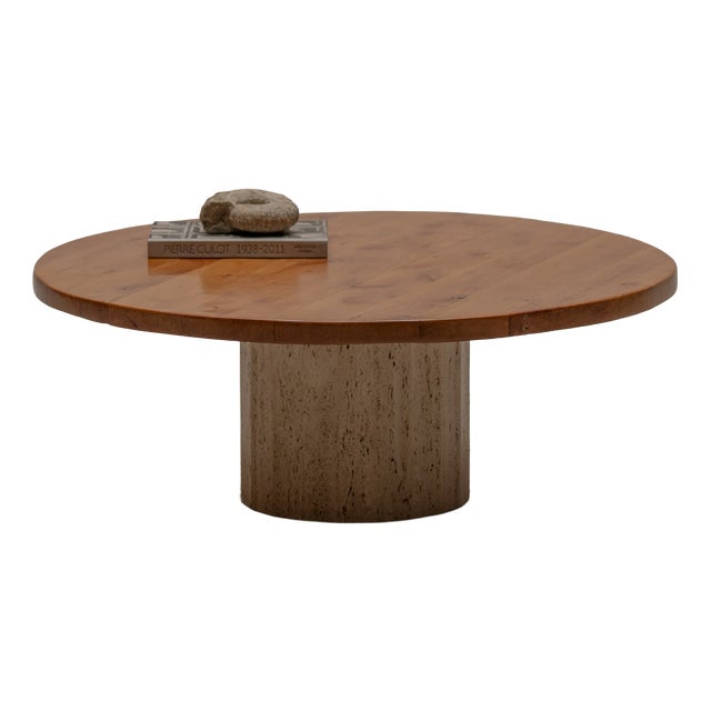 Large French Brutalist Coffee Table, 1960s For Sale