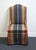Contemporary Pennsylvania House Navy Blue, Rust & Beige Stripe Upholstered Skirted Dining Side Chair For Sale - Image 3 of 11