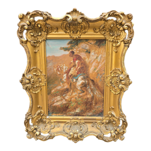 Arab Horseman Oil Painting