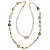 Bochic "Capri" Vintage South Sea Pearls & Multi Gem Necklace 18K Gold & Silver For Sale - Image 15 of 18