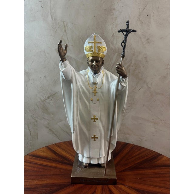 Christian Maas, Pope John Paul II, 2005, Bronze For Sale - Image 14 of 14