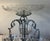Silver Vintage Silver Metal and Crystal Epergne For Sale - Image 8 of 12