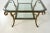 1970s 1970s Oversized Hollywood Regency Gilt Iron Two-Tier Glass Coffee Table For Sale - Image 5 of 13