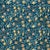 Morris & Co Fruit Velvet Fabric in Indigo/Slate For Sale