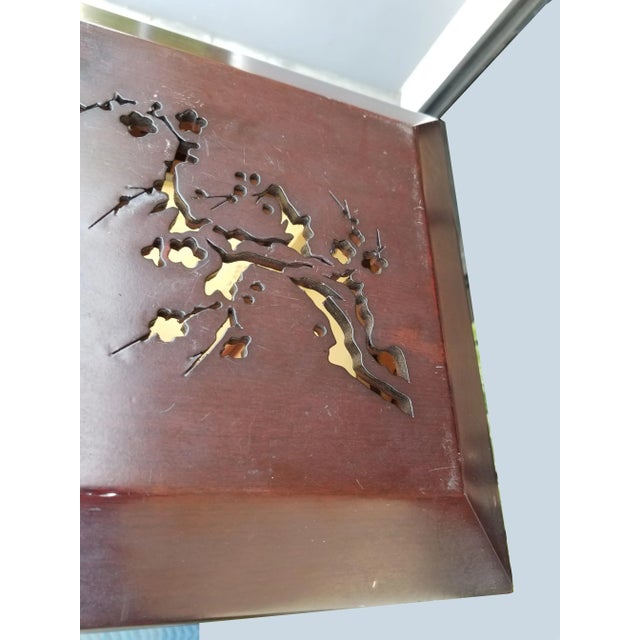 Wood 1970s Vintage Japanese Table Lamp For Sale - Image 7 of 18