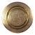 Vintage 15” Pierced Chased Copper Tray Wall Plate For Sale