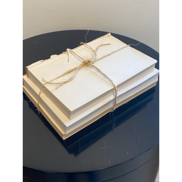 Farmhouse Decorative Book Stack For Sale - Image 3 of 4