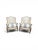 Pair of Early 20th Century Louis XV–Style Wingback Bergère Chairs With Gilt Frames For Sale In Boston - Image 6 of 17
