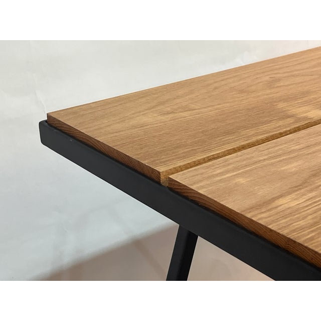 Wood Outdoor 'Trapèze' Teak Console by Design Frères For Sale - Image 7 of 9