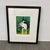 Mixed Media Black & White Dog Artwork, Framed For Sale - Image 11 of 12