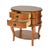Traditional Ethel 25 in. W Oval Wood 2 Drawer Accent Table with Open Shelf, Olive Ash For Sale - Image 3 of 10