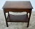Wellington Hall Mahogany Table Vintage Edwardian Writing Chippendale Tea Desk For Sale - Image 9 of 13