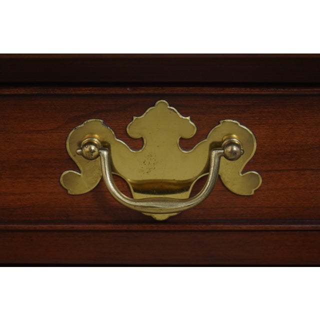 1980s Henkel Harris Cherry Model 5425 Drop Side Pembroke End Table For Sale - Image 5 of 18