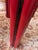 Sculptural Red & Black Glass-Top Dining Table For Sale - Image 4 of 8