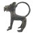 Early 20th Century Benin Bronze Leopard Nigeria For Sale