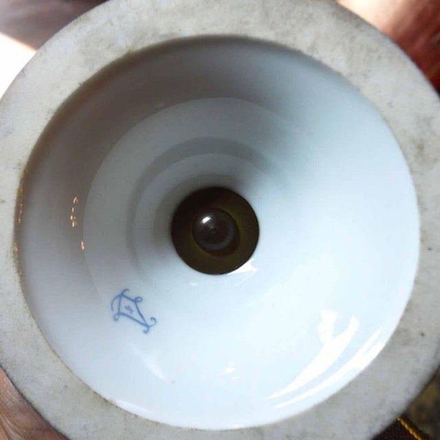 Metal 19th Century Porcelain Sevres Vase With Gild Bronze For Sale - Image 7 of 8