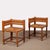 Turned Wood Corner Chairs with Straw Seats, 1940, Set of 2 For Sale - Image 6 of 6