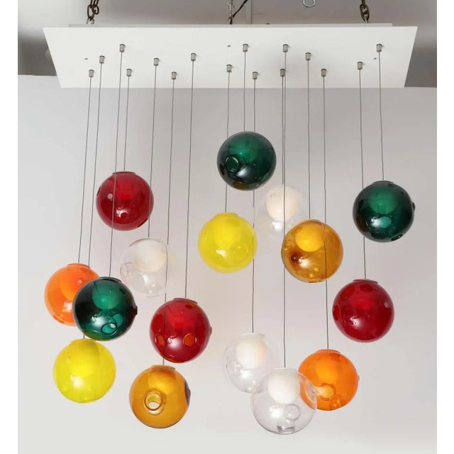 2000 - 2009 28:16 Bocci Ball Pendant Chandelier. For Sale - Image 5 of 12