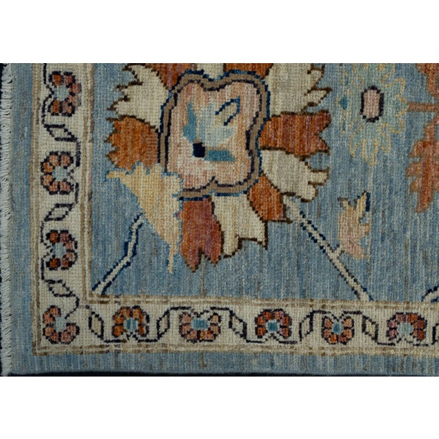 Turkish Oushak Rug 4'11" x 6'9" #17015 For Sale - Image 4 of 8