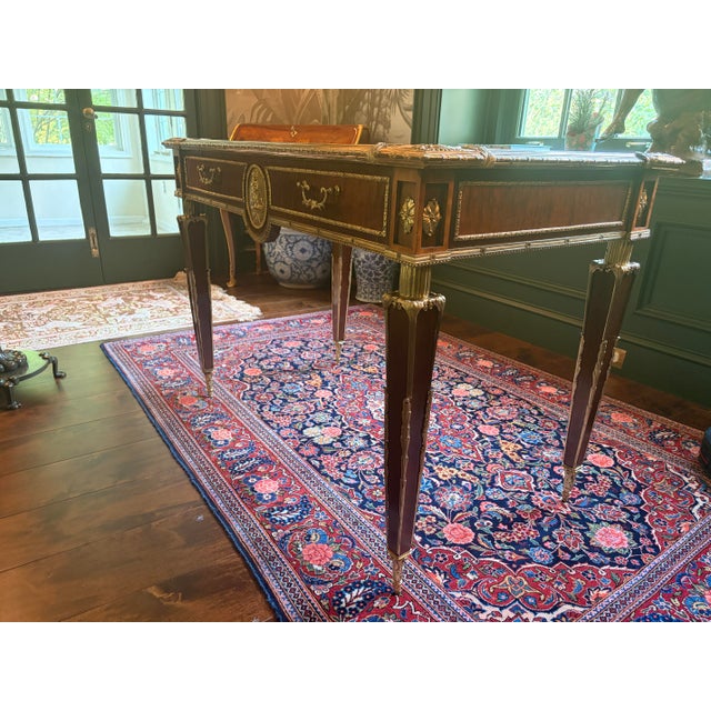 Early 19th Century Donald Ross Louis XVI Style Inlaid Desk For Sale - Image 4 of 12