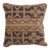 Mid 20th Century Oushak Pillow Cover Made From an Anatolian Carpet Rug 20'' X 20'' For Sale