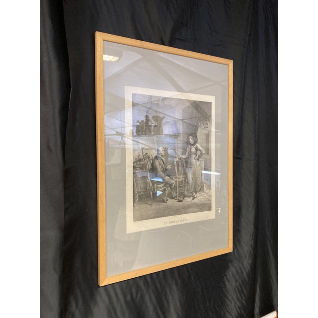 Édouard Wattier, The Secondhand Dealer, 1800s, Lithograph, Framed For Sale - Image 9 of 14