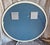 Vintage Round Wall Mirror in White Lacquered Metal by Keuko, 1980s For Sale - Image 6 of 7