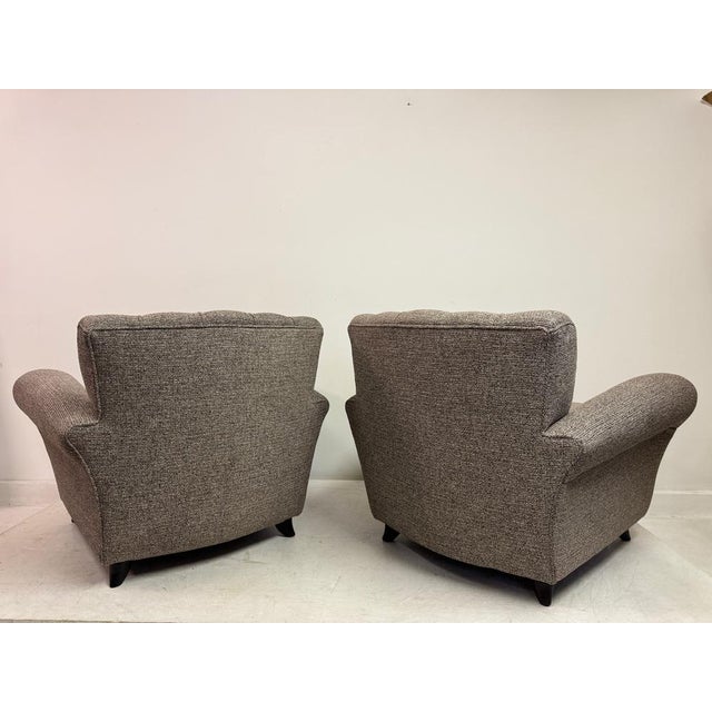 Large Italian Armchairs by Guglielmo Ulrich, 1940s, Set of 2 For Sale - Image 10 of 15