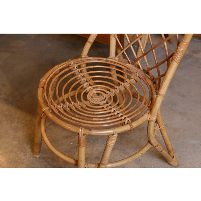 Bamboo Desk and Chair For Sale - Image 10 of 11